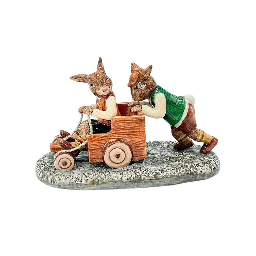 Royal Doulton Bunnykins Figurine, Billycart DB491