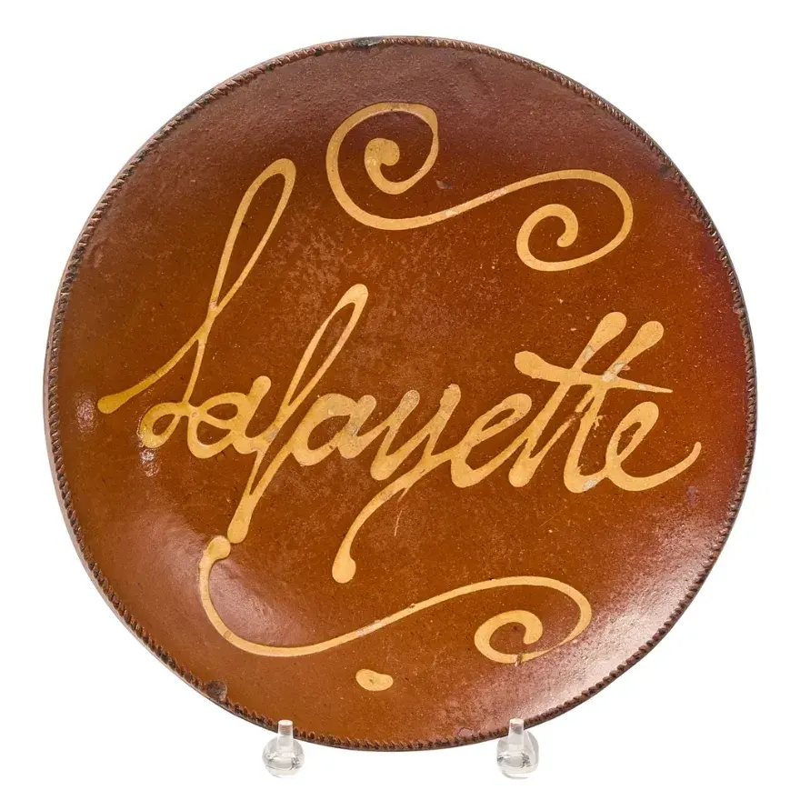 Slipware Charger - 'Lafayette'
