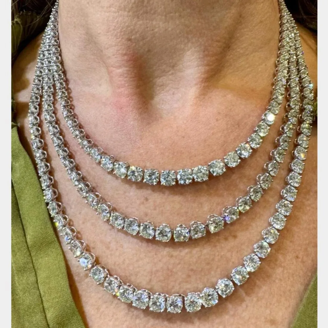 Platinum 165.00 Ct. Diamond Necklace