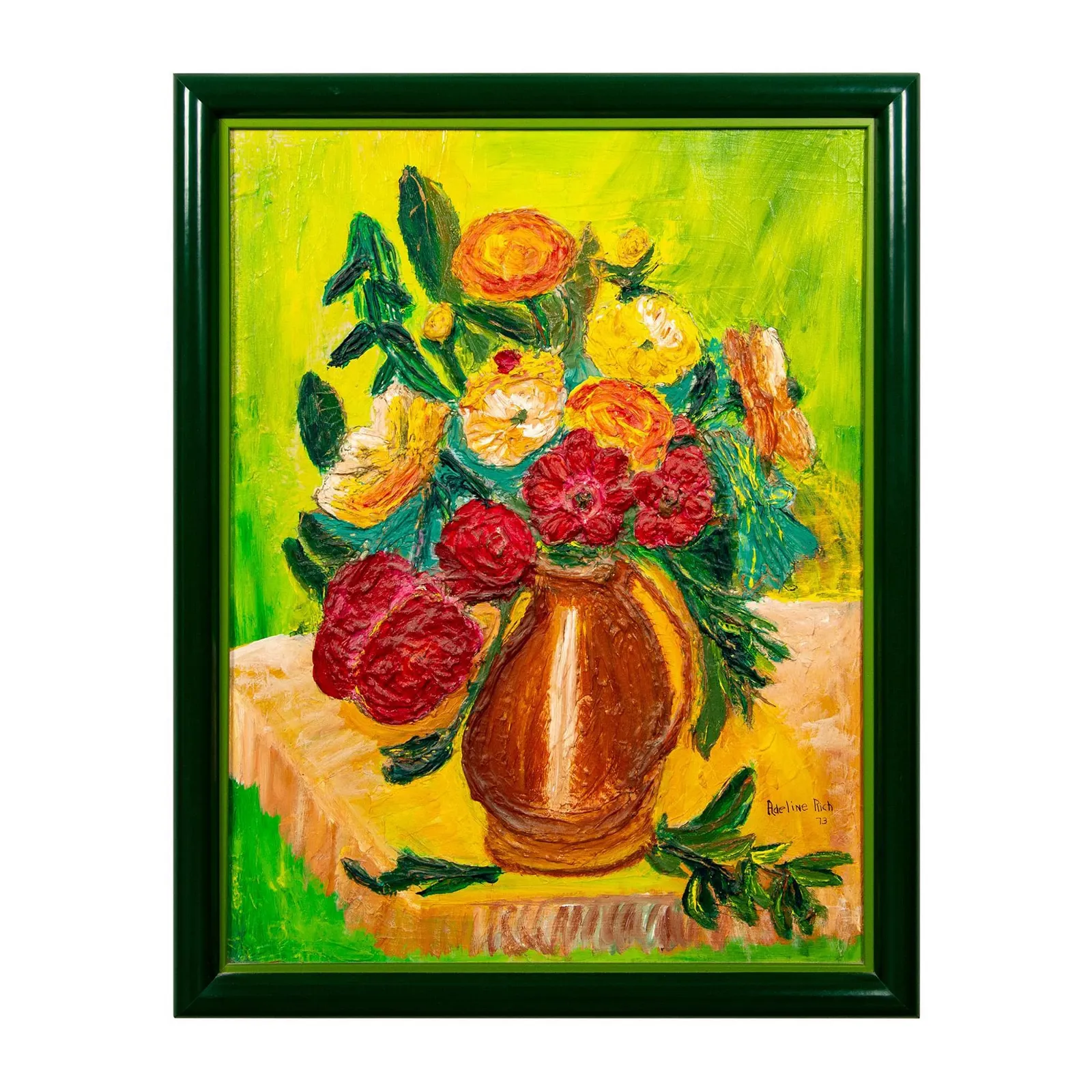 Adeline Rich, Original Oil and Acrylic on Canvas, Signed