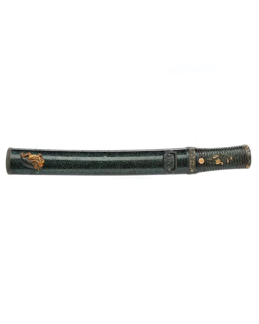 Japanese Tanto with Oni Menuki.