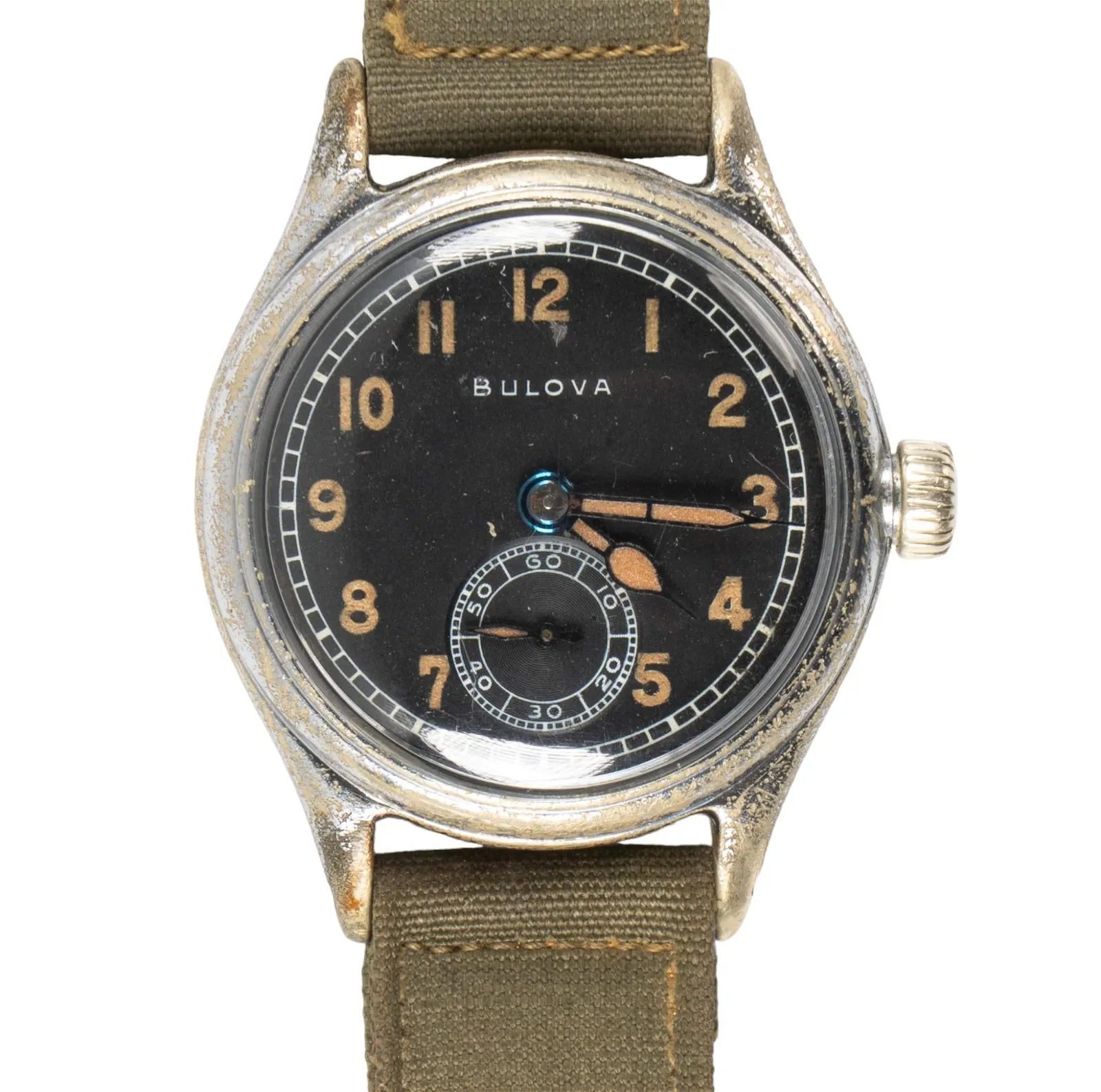 Rare 1940s WWII US Army Air Corps A-11 Bulova Watch