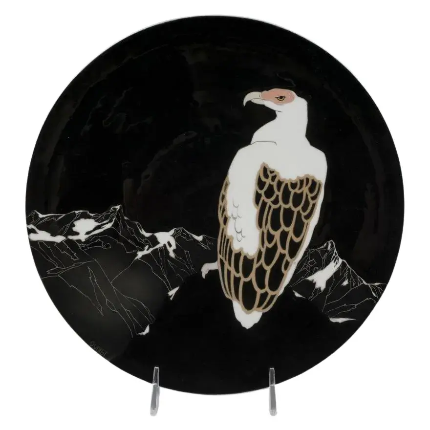 Meissen Otto Voigt (German, 1870-1949) Experimental Plate