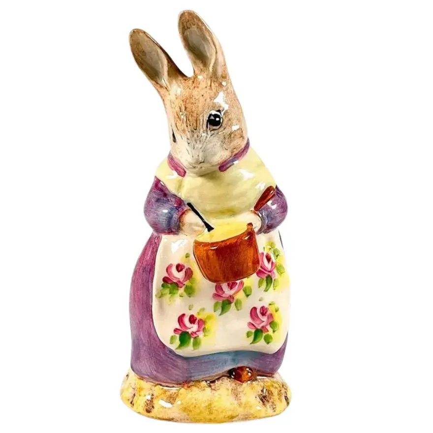 Beswick Beatrix Potter Colorway Figurine, Rabbit Cooking