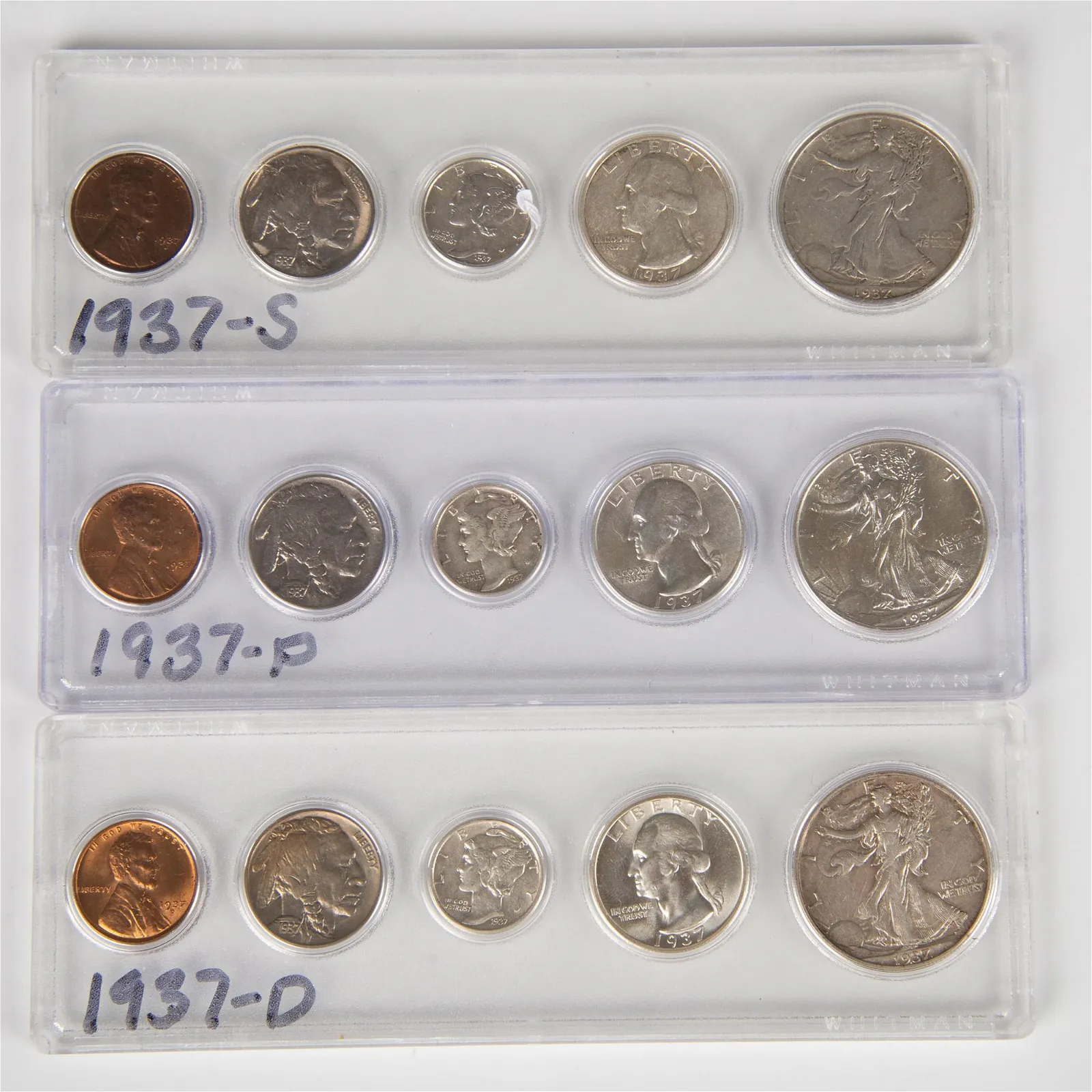 152pc Collection Of Us Coins From Years 1940-1949