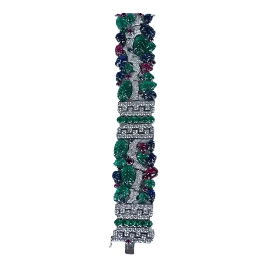 Adastra Tutti Fruitti Sterling Silver Bracelet