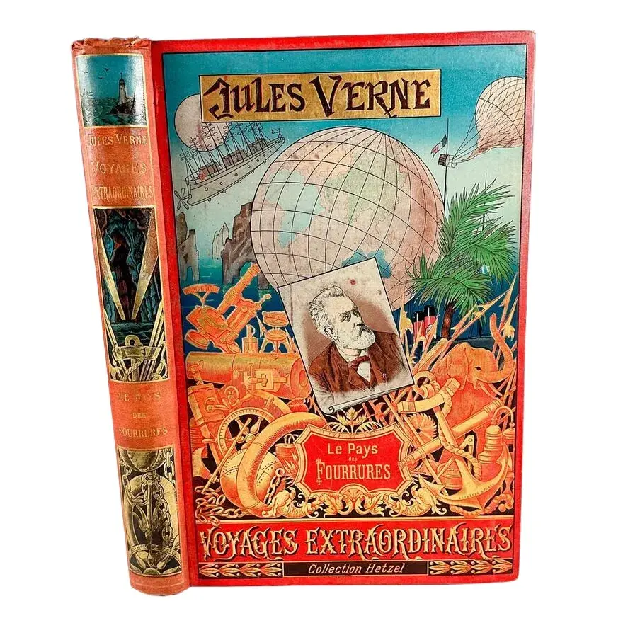 Jules Verne, Le Pays de la Fourrure, Au Portrait Imprime