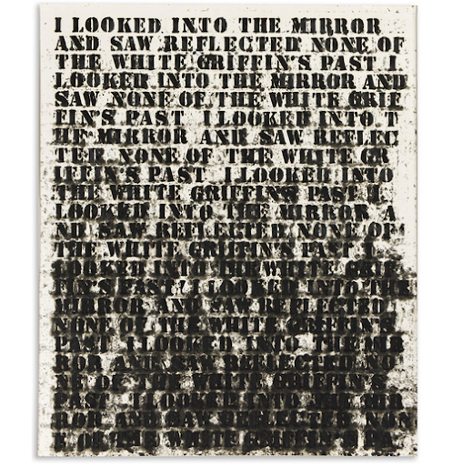 Glenn Ligon, Black Like Me, 1993. Image courtesy of Swann Auction Galleries.