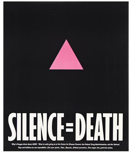 Silence=Death Collective, Silence=Death, 1987. Image courtesy of Swann Auction Galleries.
