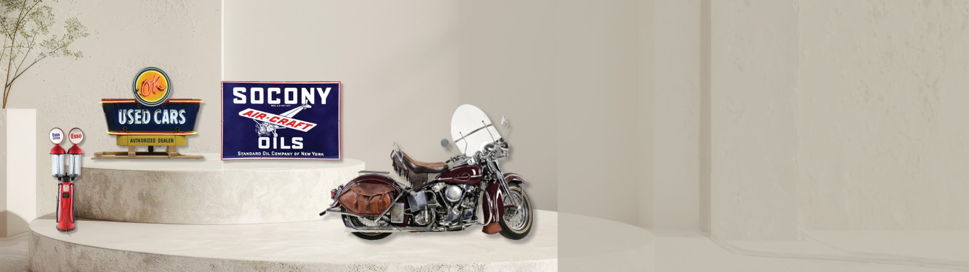 Rare Porcelain Signs, Vintage Motorcycles And Service Station Items Highlight Morphy’s Automobilia, Petroliana & Soda Advertising Auction